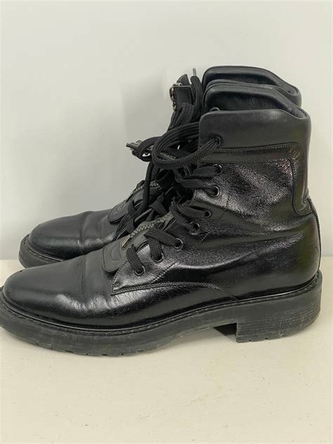 ysl motorcycle boots|ysl combat boots.